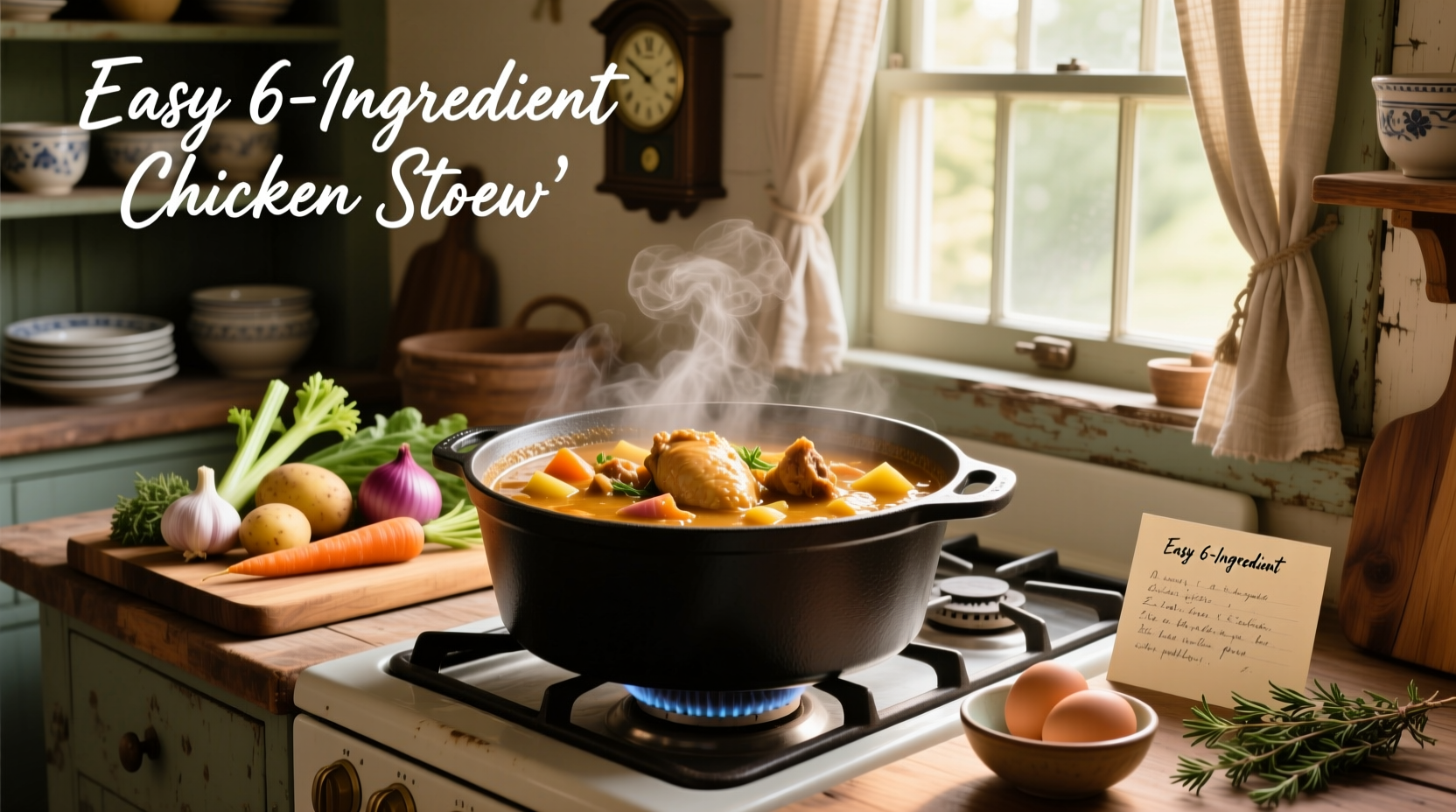 Easy 6-Ingredient Chicken Stew: One-Pot Comfort in Under an Hour